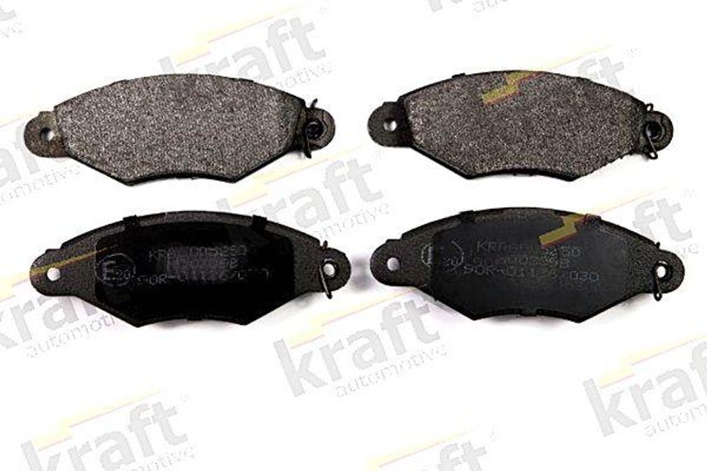 KRAFT AUTOMOTIVE 6005250 Bremsbelagsatz, Scheibenbremse OE 4106000QAF kompatibel mit Kangoo, Kubistar