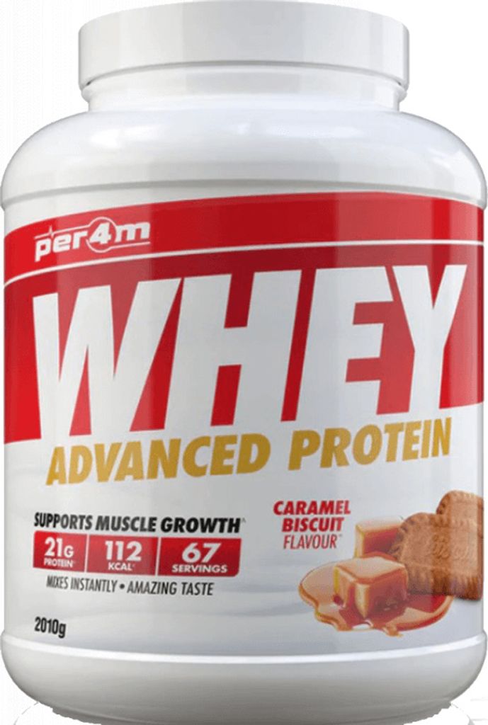 Per4m Whey Advanced Protein (2010g) Caramel Biscuit - Produktbild 