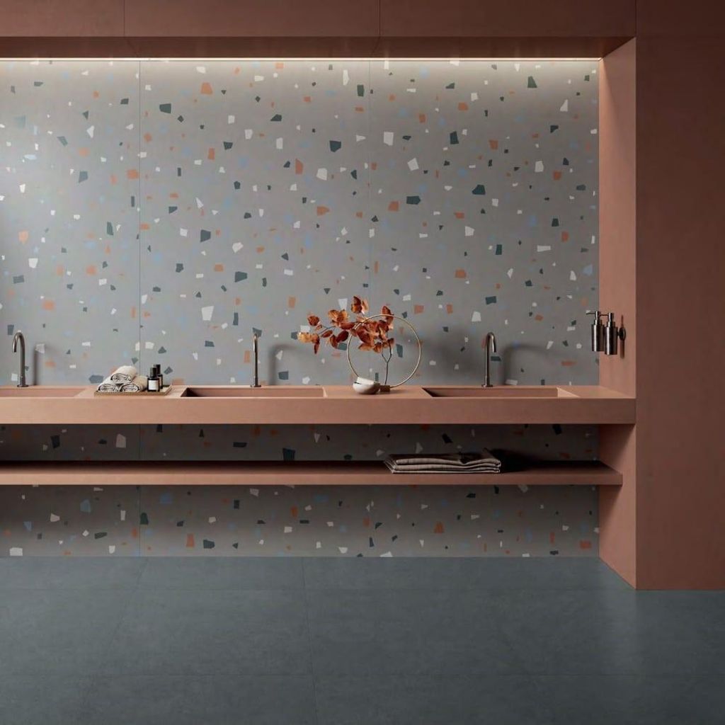 Fliesen Betonoptik Grau 80x80 cm CASA39 Italgraniti Nuances