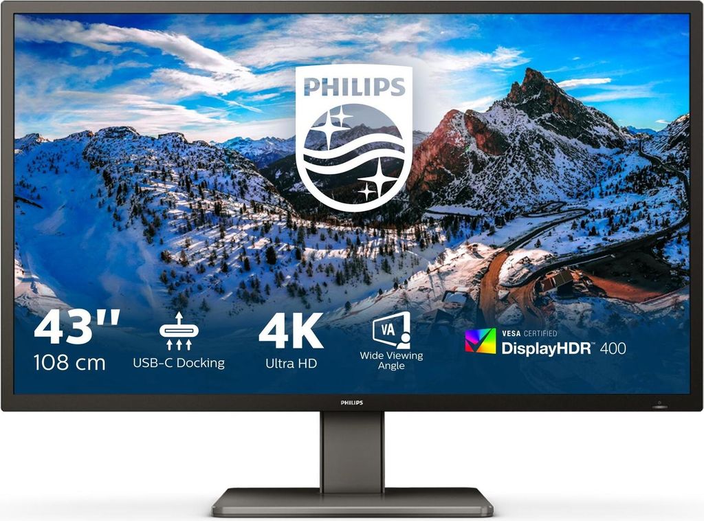Philips P Line 439P1/00 LED-Display 108 cm (42,5") 3840 x Produktbild 