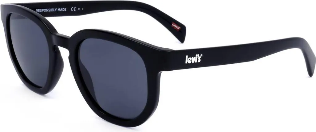 Levi's LV 1022/S 807/IR Occhiali da Sole Unisex 51mm - Nero Lucido