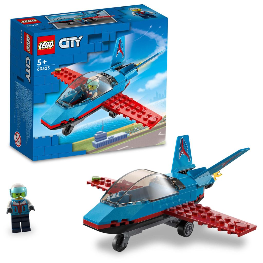 LEGO 60323 Samolot kaskaderski City z minifigurką pilota Zdjęcie produktu 