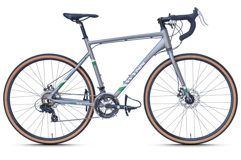 WYNN Gravel Bike 28 Zoll GRL5.0 silber-weiß Rahmenhöhe 54 cm 14 Gänge