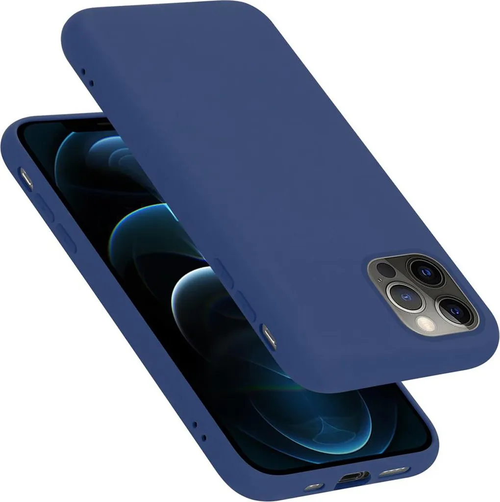 Cadorabo Custodia iPhone 12 Pro Max - TPU Blu Antiscivolo
