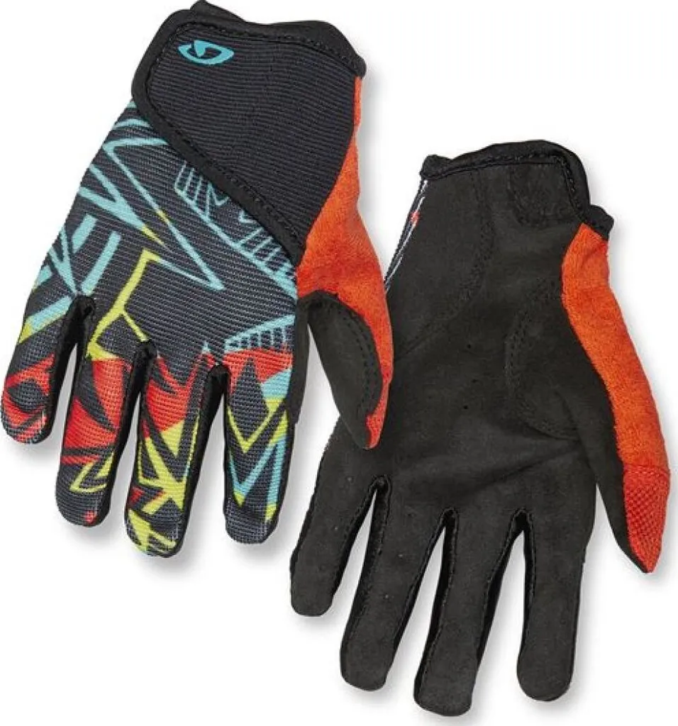 Giro DND JR II Gants de vélo longs enfant noir et orange taille L