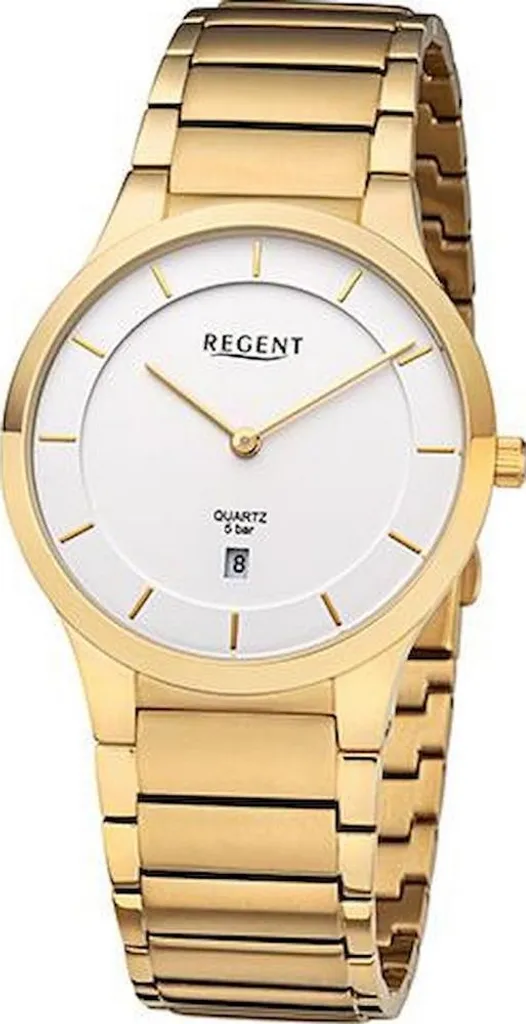Regent F-1347 Orologio Cronografo Uomo Design Classico Acciaio