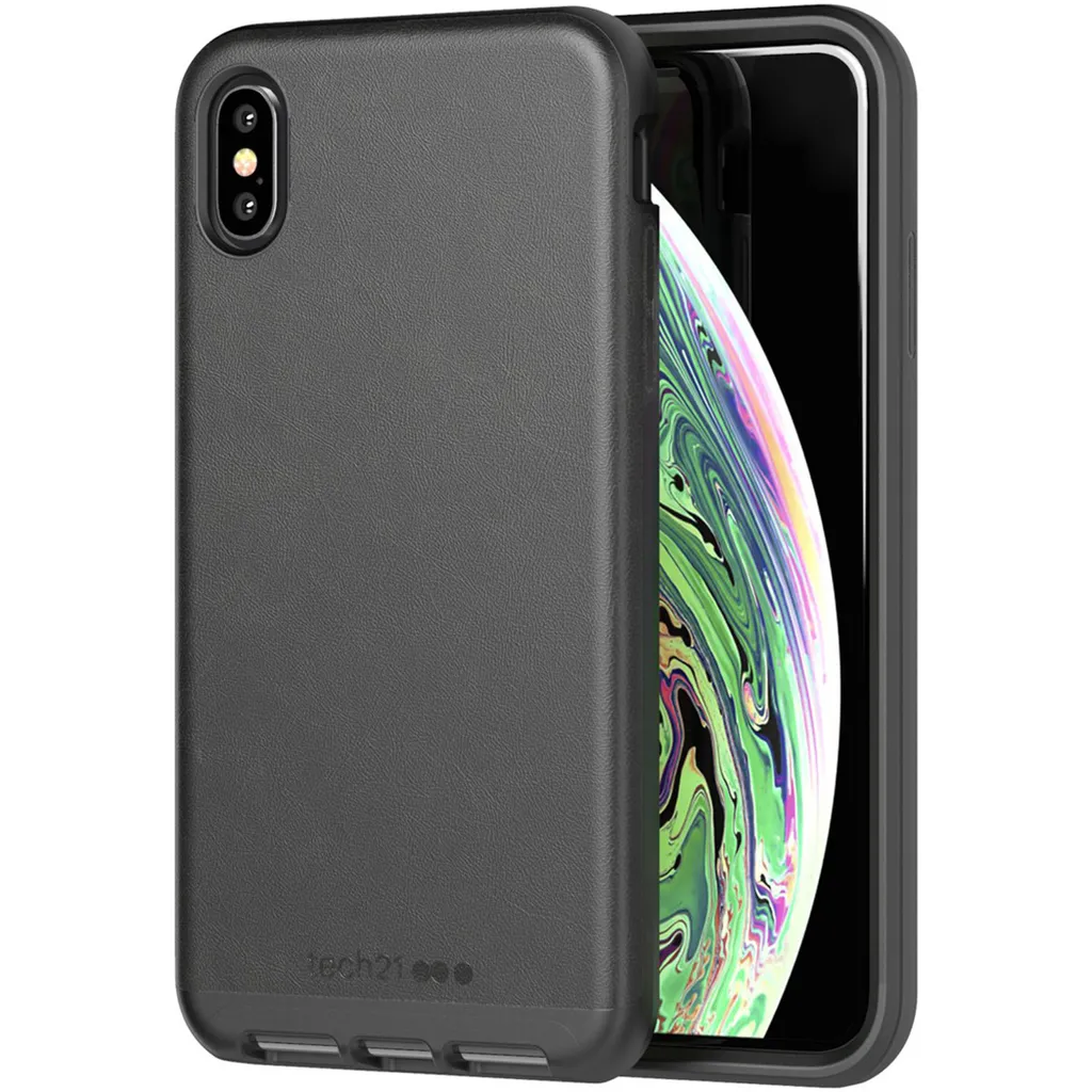 Coque de Protection iPhone Xs Max Tech21 Noire - Étui Antichoc Premium - 2