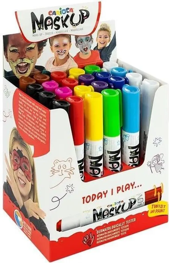 Crayons maquillage visage MaskUP Carioca pour fête anniversaire