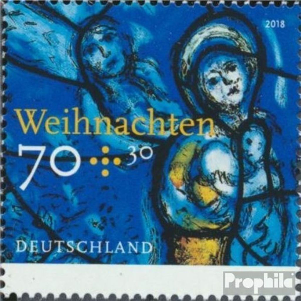 Briefmarken BRD (BR.Deutschland) 2018 Mi 3418 (kompl.Ausg.) postfrisch Weihnachten