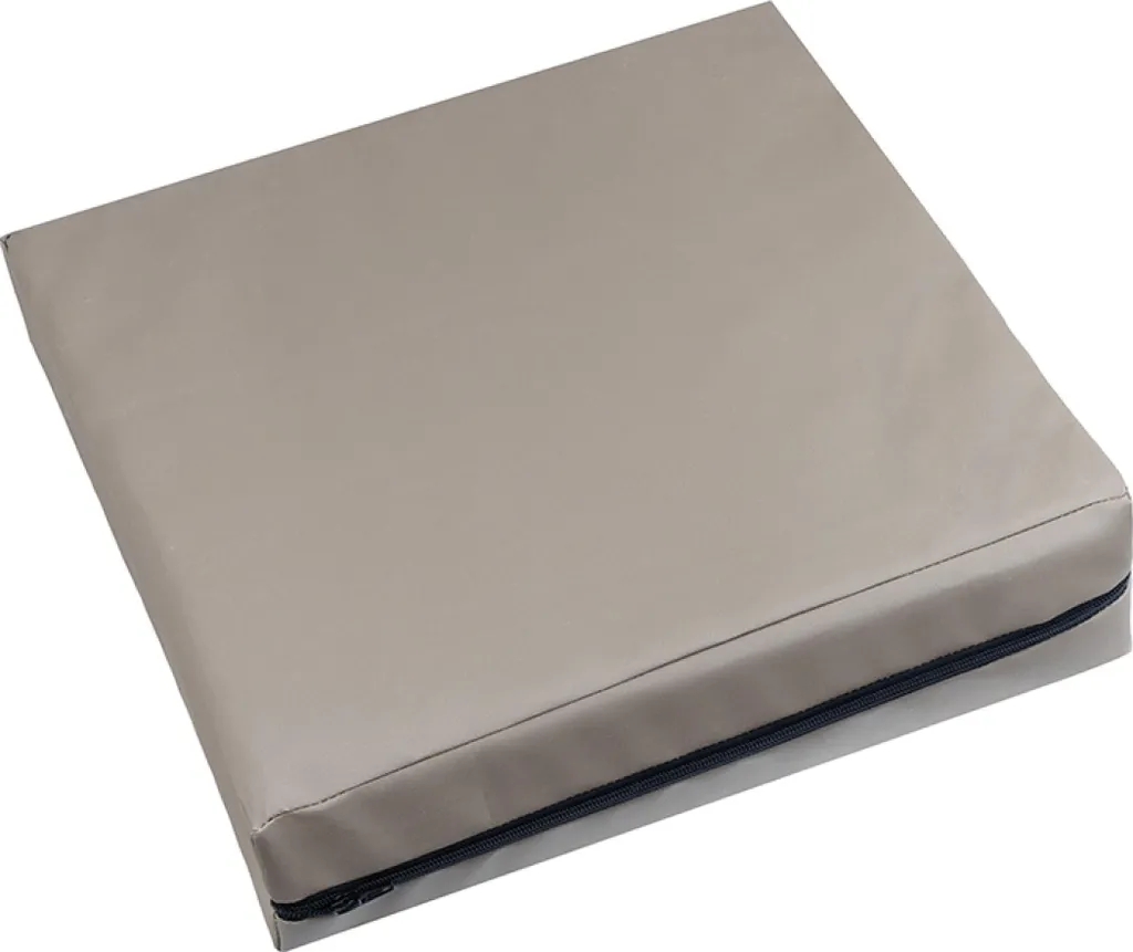 Coussin de siège imperméable 40x40x10 cm beige pour chaise de jardin
