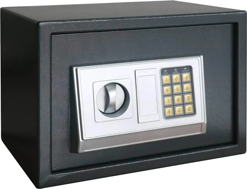 Coffre de sécurité électronique gris anthracite 22L pour maison et bureau
