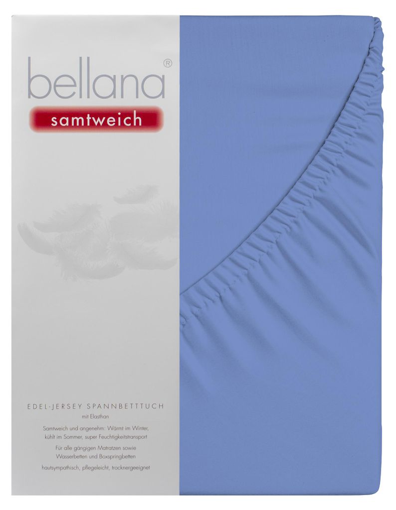 Bellana samtweich - Nobel-Jersey Elasthan Spannbetttuch Produktbild 