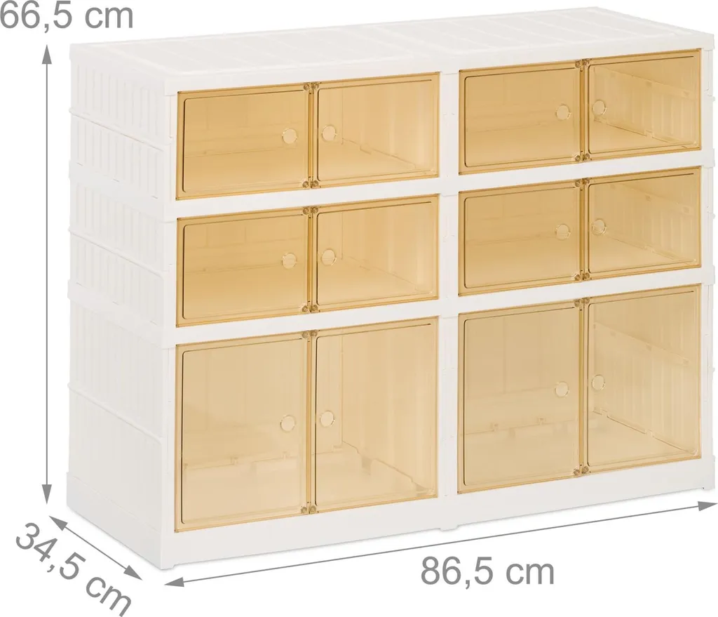 Meuble à chaussures pliable et modulable pour petit espace d'entrée