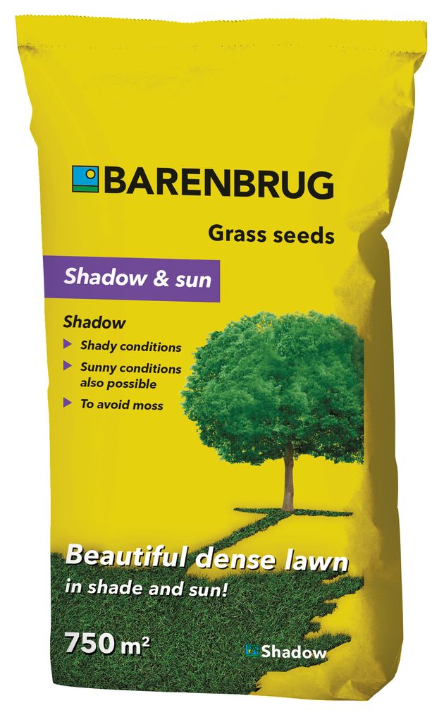 Barenbrug Shadow&Sun Grass, 15 kg, dichter, dunkelgrüner Produktbild 