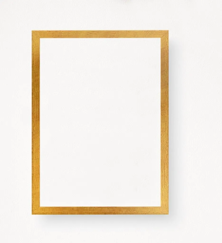 Wallity, Antiquation A3, cornice, oro, 100% MDF, 29,7 x 42 cm