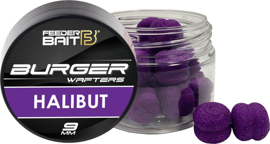 FeederBait Burger Wafters 9 mm – halibut Zdjęcie produktu 