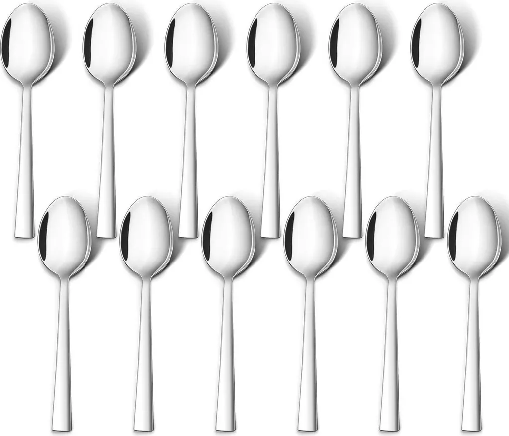 Set 12 Cucchiai da Dessert TEAMFAR Acciaio Inox - Lavabili in Lavastoviglie