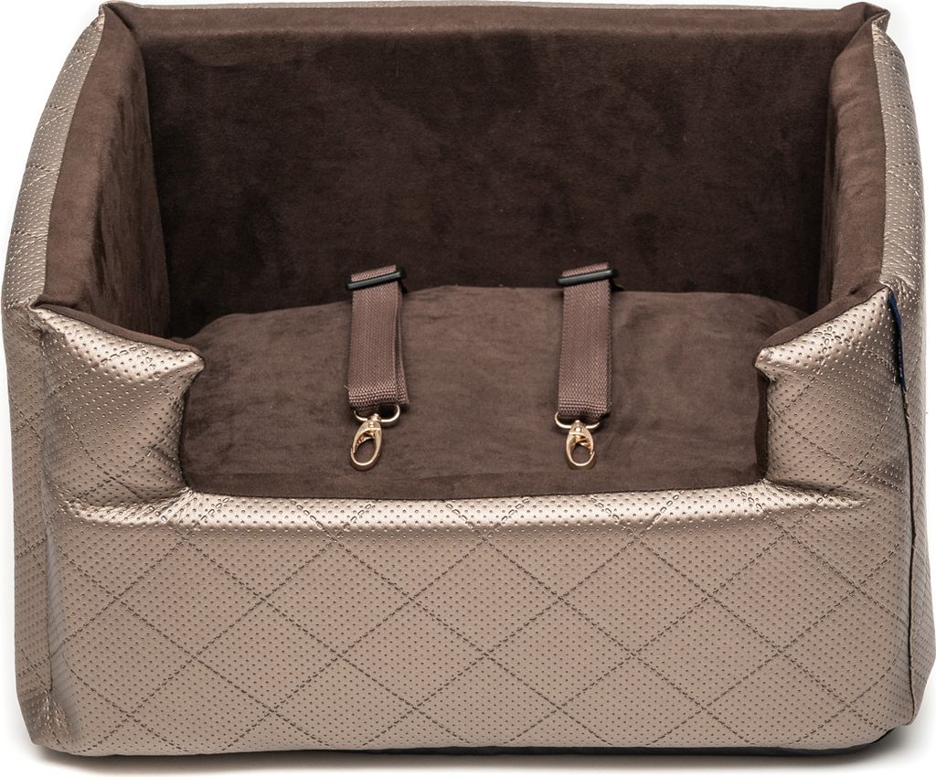 Mia Lux Metallic braun M Hundeautositz Produktbild 