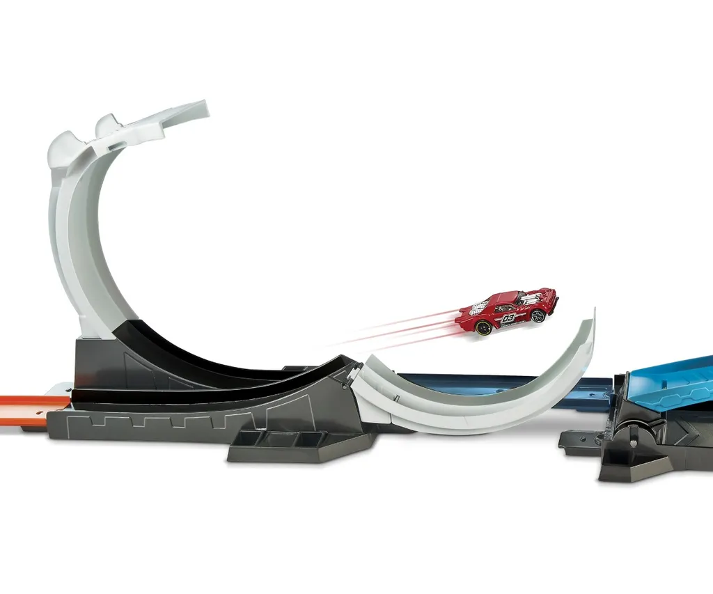 Hot Wheels Lancement de Fusée avec Cascade Transformable et Circuit 3en1 - 11