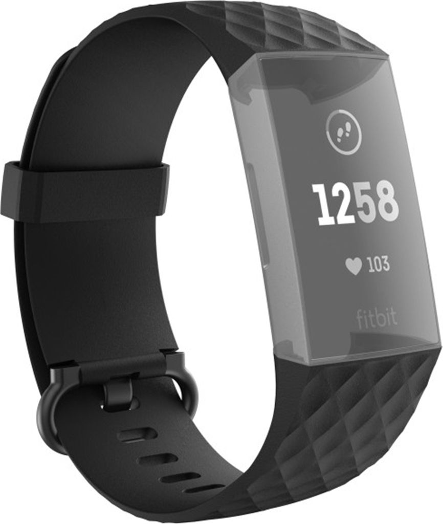 Hama Armband für Fitbit Charge 3/4, in Schwarz