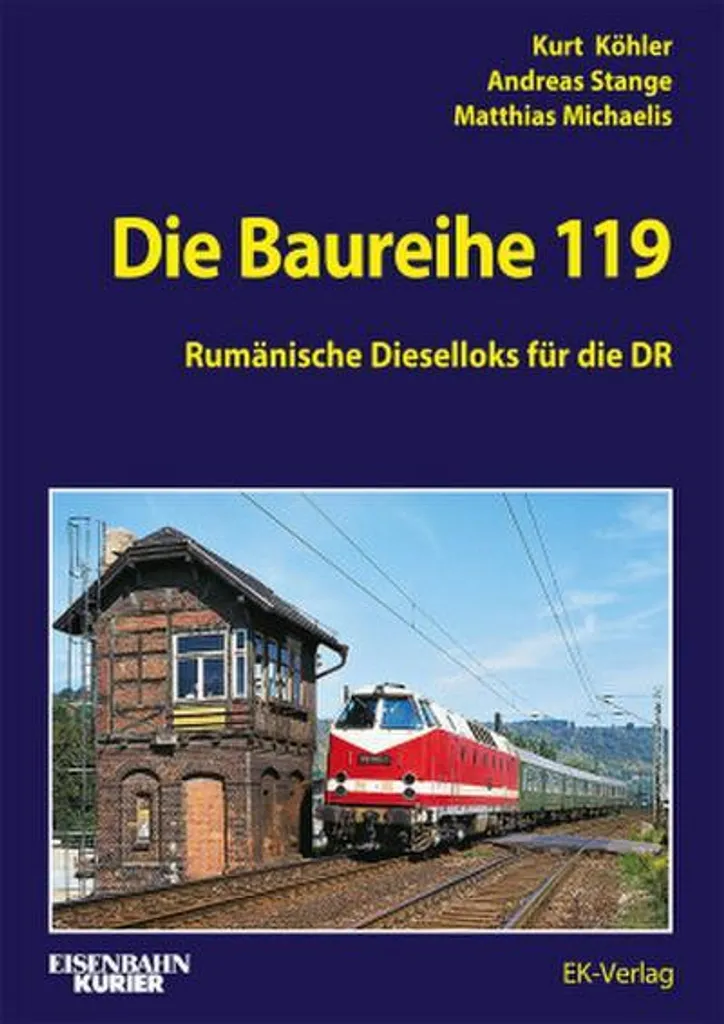 Die Baureihe 119 livre technique sur les locomotives diesel de la DR