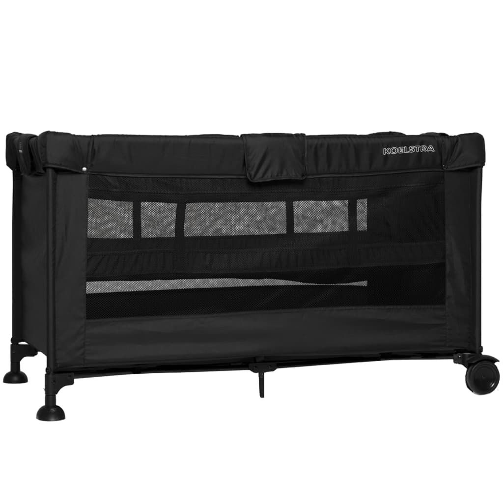 Koelstra Reisebett Travelsleeper T5 Schwarz mit Liegepolster 404204001