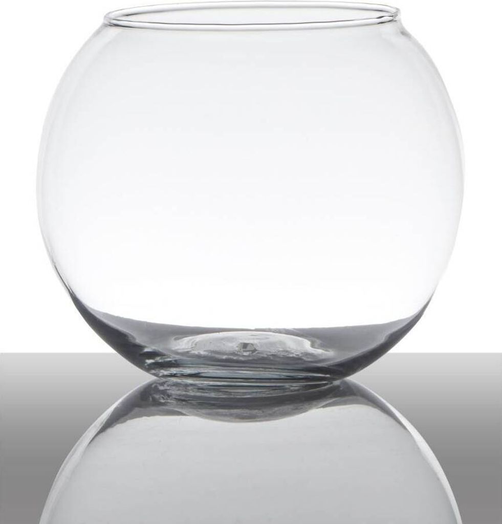Hakbijl glass glazen bubble bol vaas ø9,5xh7cm