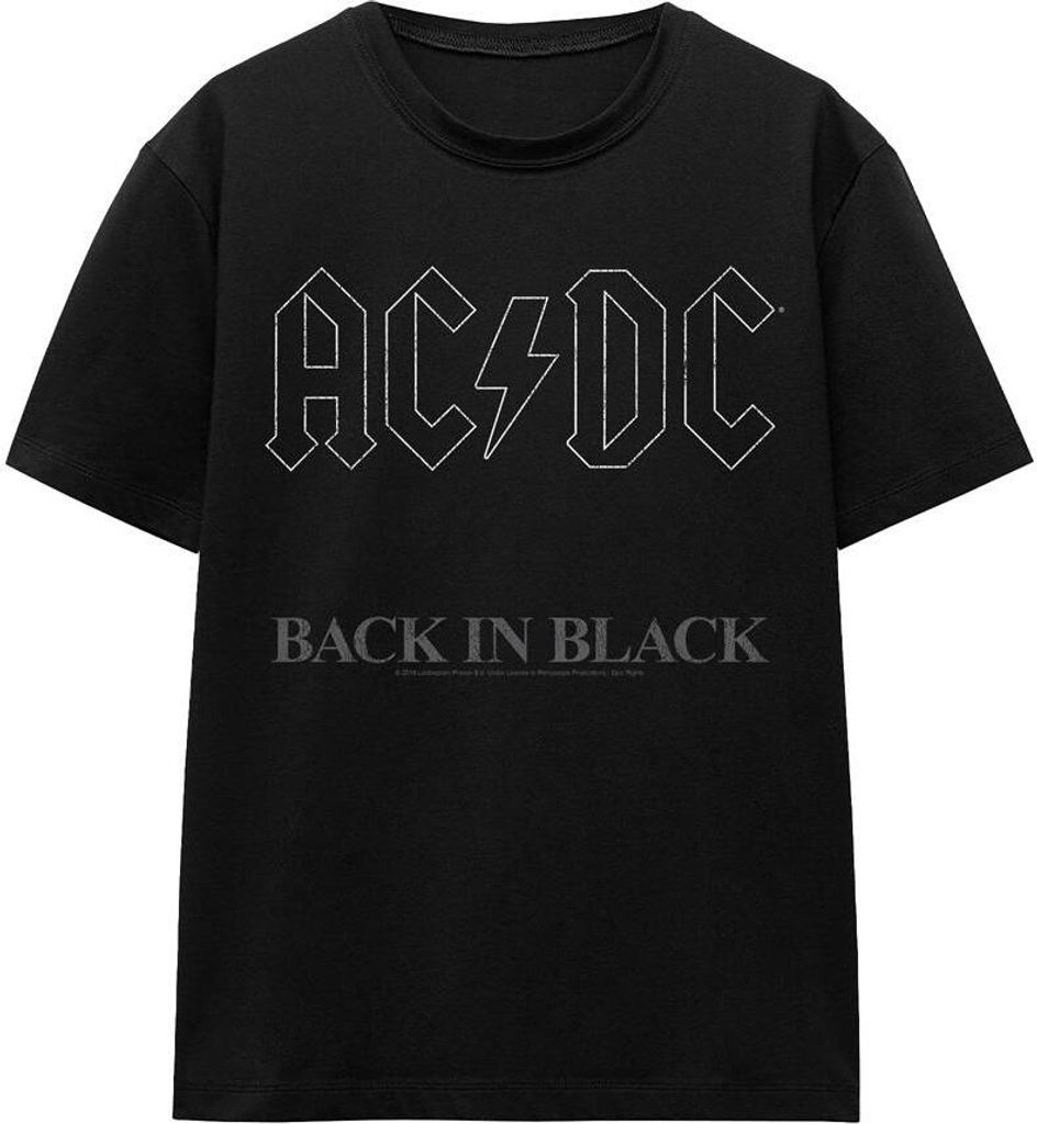 AC/DC - "Back In Black" T-Shirt für Herren/Damen Uni TV15405 (XXL) (Schwarz)
