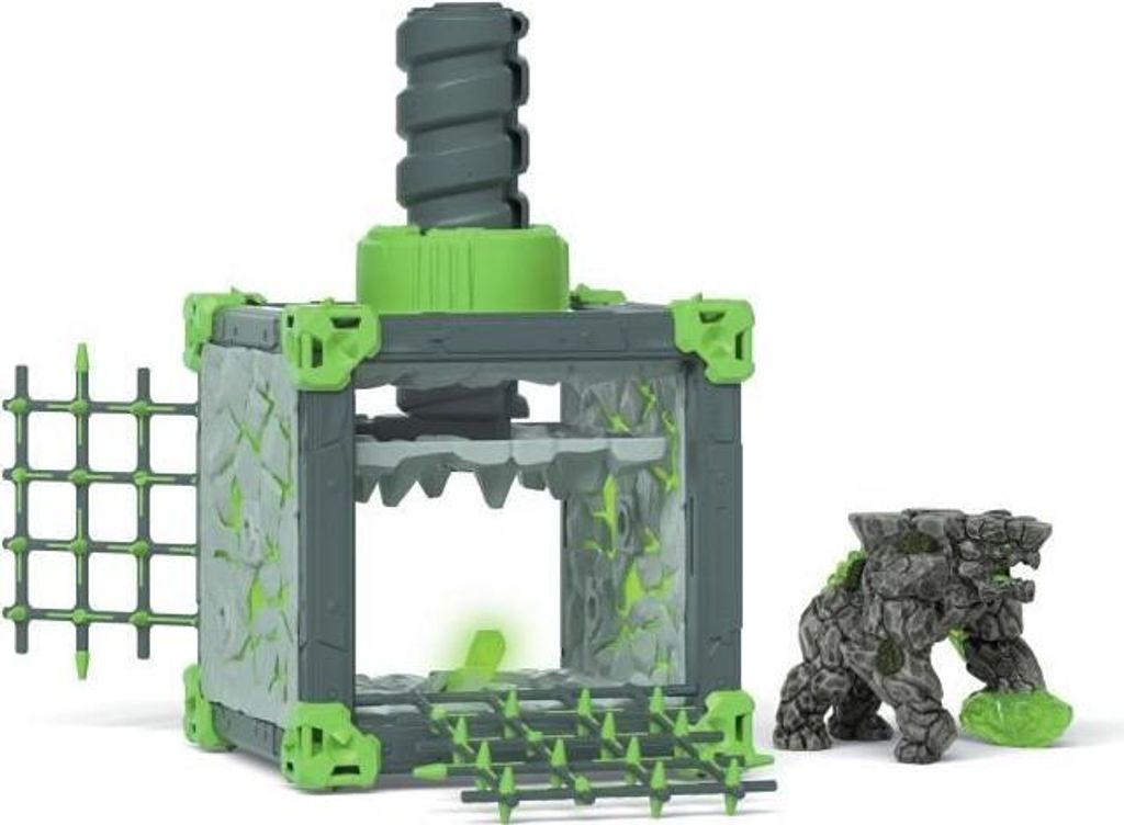 Figurine BattleCave Marteleur de pierre, SCHLEICH 42734 Eldrador, Spielzeug für Kinder ab 4 Jahren, Eldrador Sammelfigur