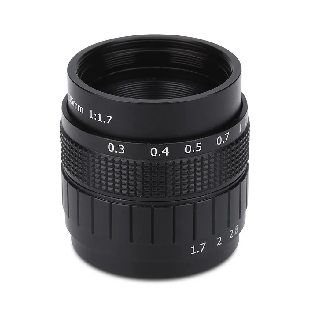 Objectif de caméra 35mm anti-flou pour vision nocturne circuit fermé