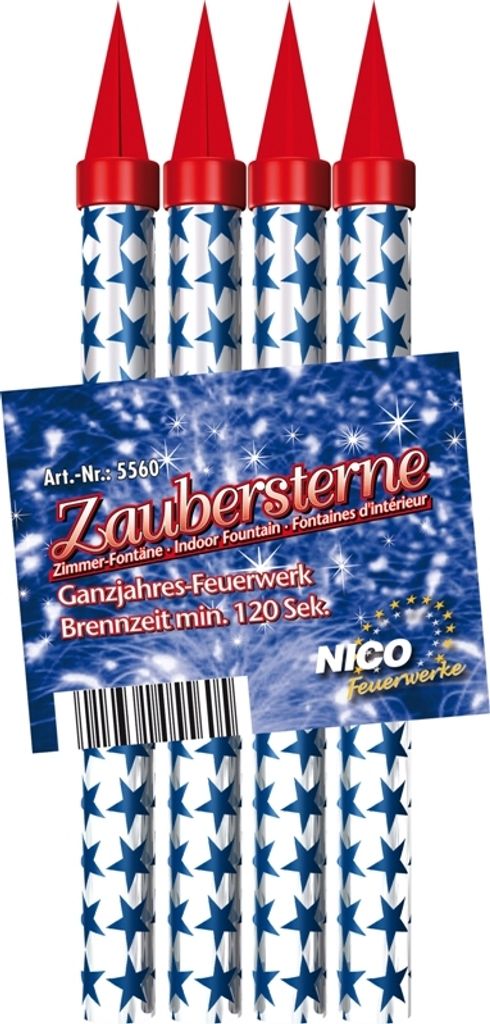 Eisfontänen, Zaubersterne 120 Sekunden Produktbild 