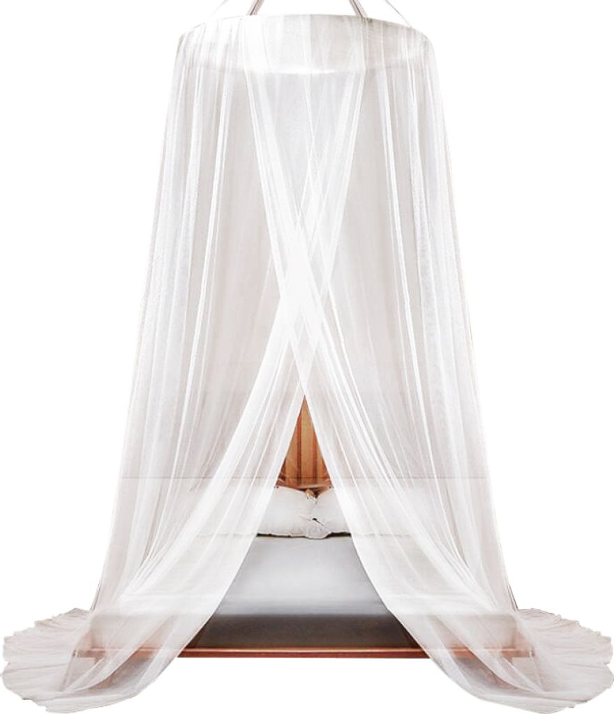 Luxus Moskitonetz Doppelbett fürs Bett, Moskitonetz Outdoor inkl. Befestigungsmaterial, Moskitonetz Reise, Fliegennetz, einfache Befestigung, Trag...