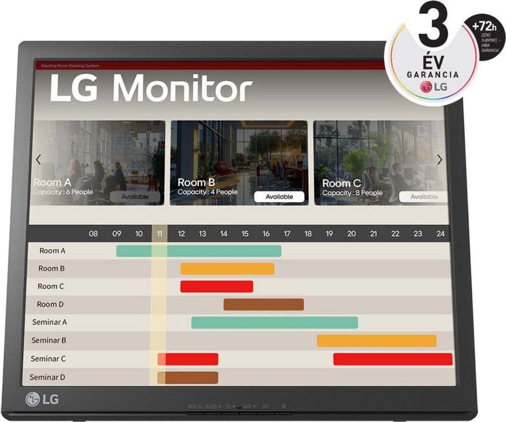 LG Monitor LED TN 17 "5: 4 HD Touchscreen VGA 17BR30T-B