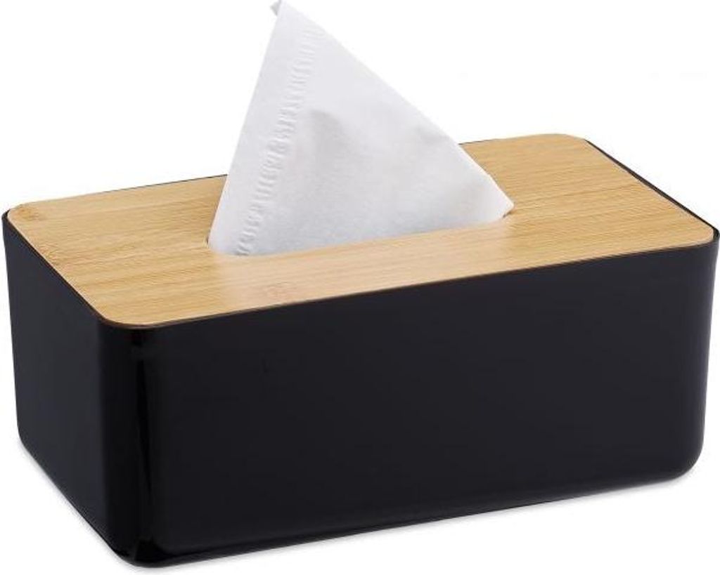 Kosmetikbox für Papiertaschentücher mit Holzdeckel