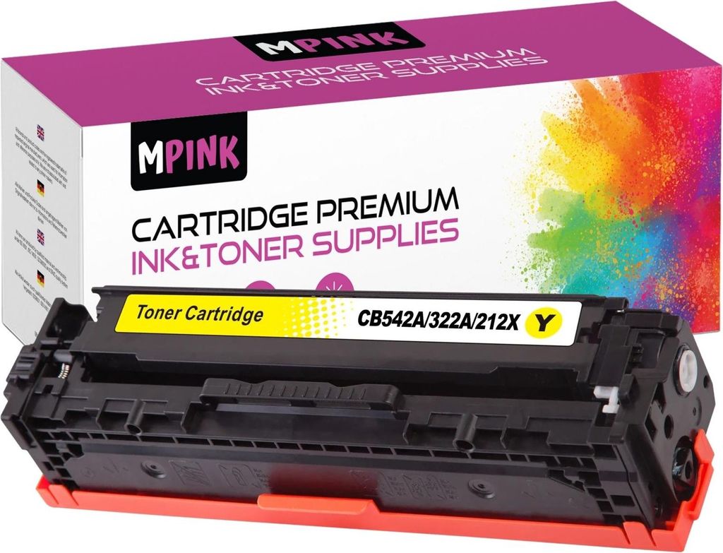 Toner für HP CB542A/CE322A/CF212A Gelb CM1300 CM1512 CP1200 Produktbild 