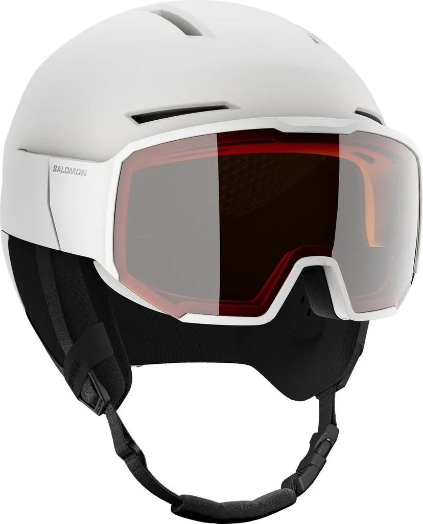casque ski salomon blanc Icon LT Visor Women's Mode casque de ski/snowboard SALOMON GROM