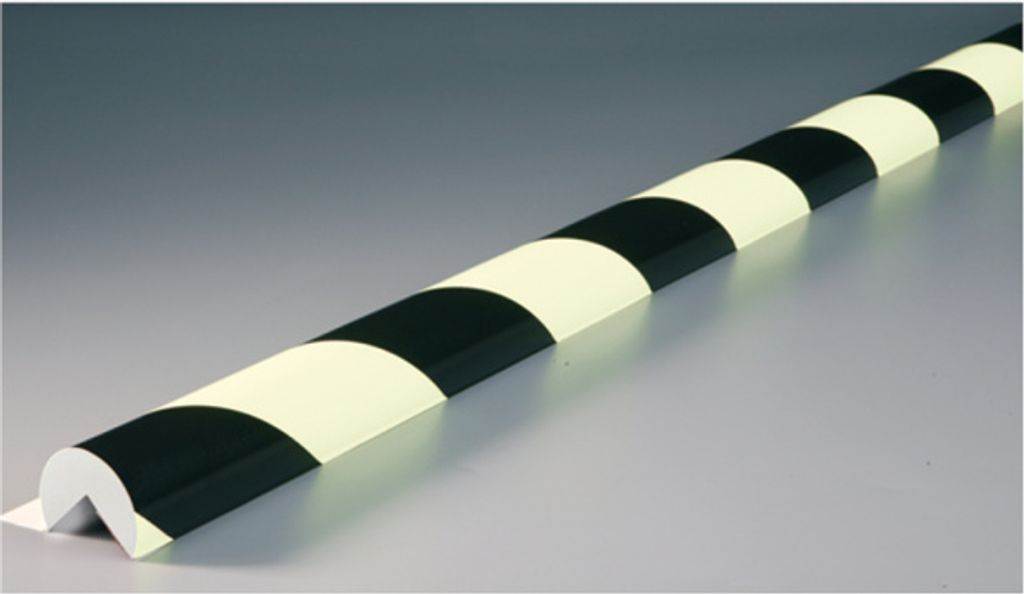 Schutzprofil, langnachleuchtend, Polyurethan, 1 m | 1000x40 mm, 1 Stk