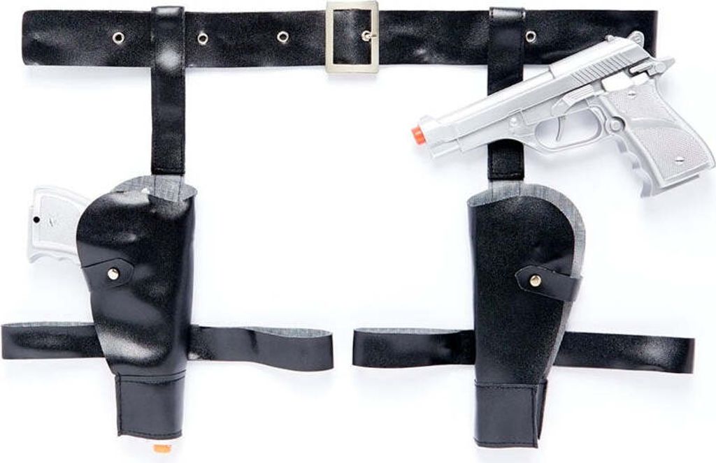 Lara Croft Holster mit Pistolen Doppelter Pistolenhalfter Produktbild 