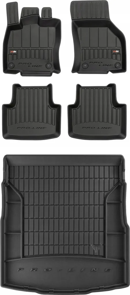 Tappetini Professionali 3D VW Passat B8 Limousine | Gomma Heavy Duty