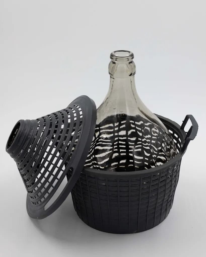 Kit de vinification 10L : Ballon de fermentation en verre avec sa coque - 2