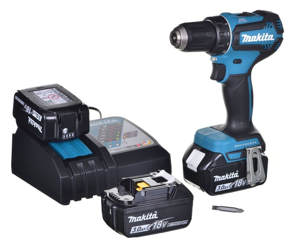 Aku vŕtačka MAKITA DDF485RF3J 3x 18V 3Ah Obrázok produktu 