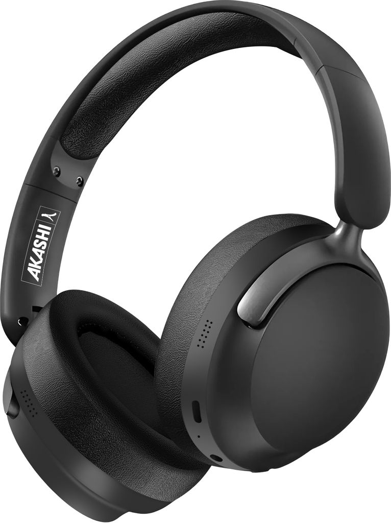 Akashi, Casque Bluetooth Mikro 25h Faltbar, Schwarz