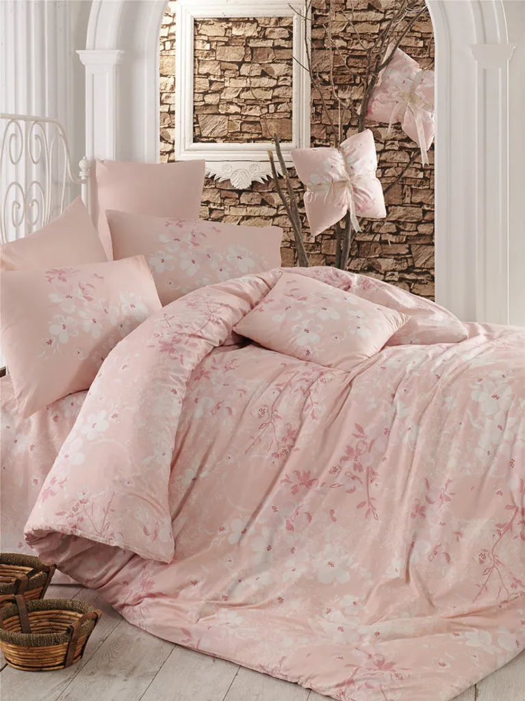 L'Essentiel Linge de Maison, Adal- PRL2214, Rosa, Copriletti, 100% cotone rinforzato