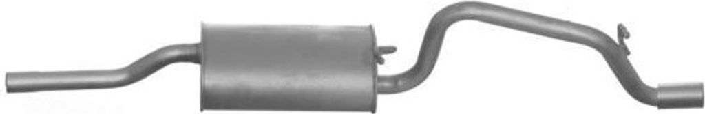 VEGAZ OS-654 Endschalldämpfer für OPEL AGILA (A) (H00) Auspuff