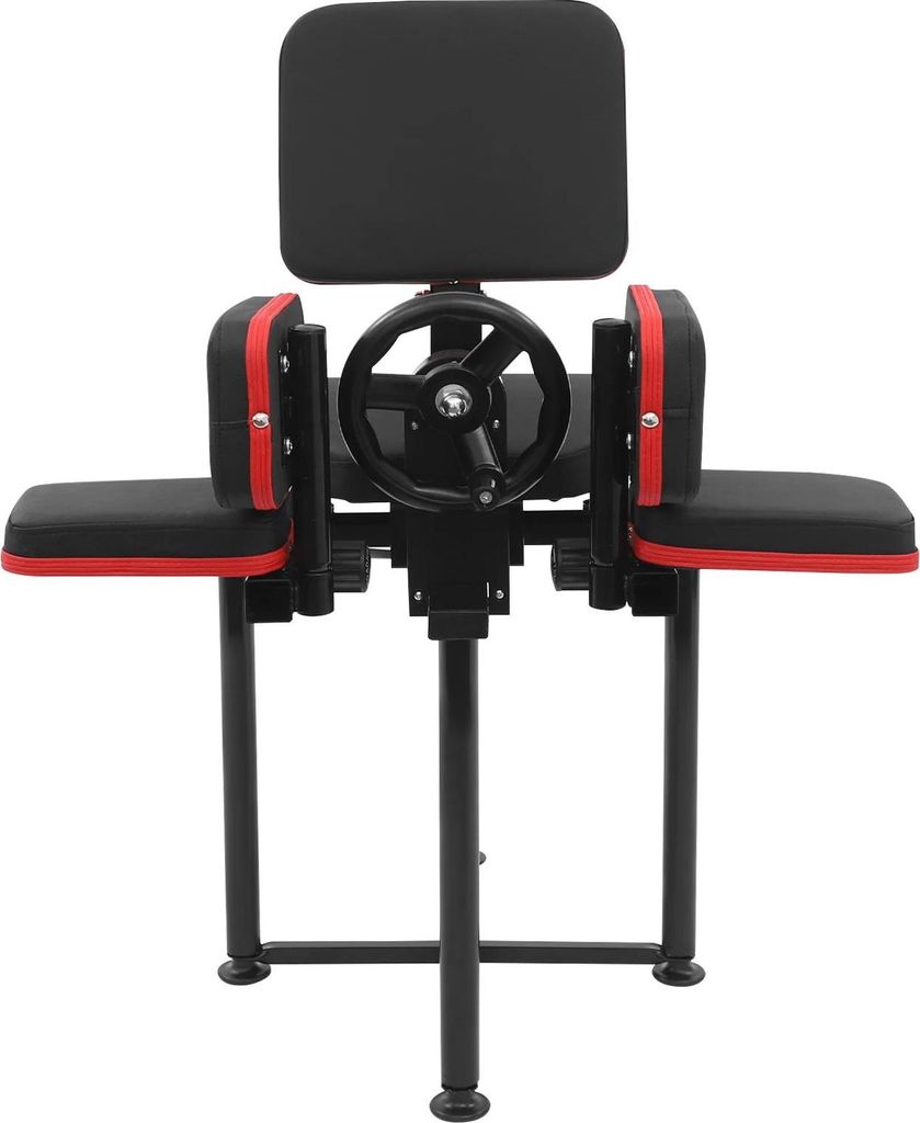Beinspreizer - Spagat Trainer - Verstellbare Länge 45–55 cm (4 Stufen) - Öffnungswinkel 240° - Tragkraft 150 kg - Material Stahl/Schaum/PU - S...