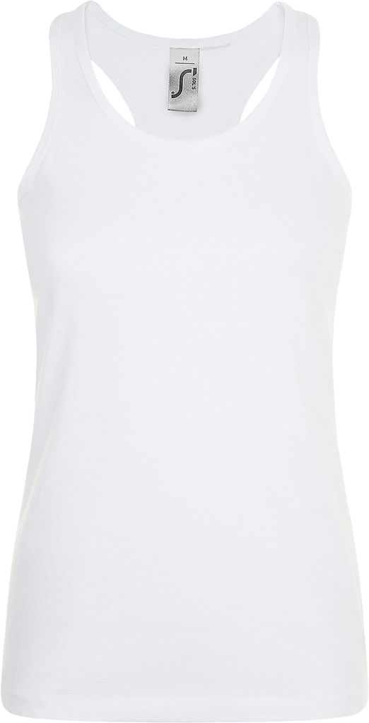 SOLS Damen Tanktop Justin, ärmellos PC2793 (S) (Weiß)