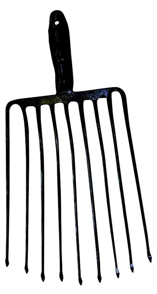 Steingabel mit 9 Zinken