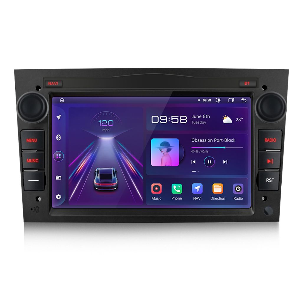 Carplay Android12 WIFI DAB Autoradio NAVI