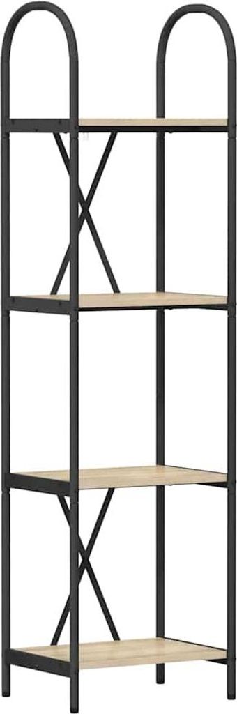 Bücherregal Sonoma-Eiche 40 x 30 x 146 cm Holzwerkstoff