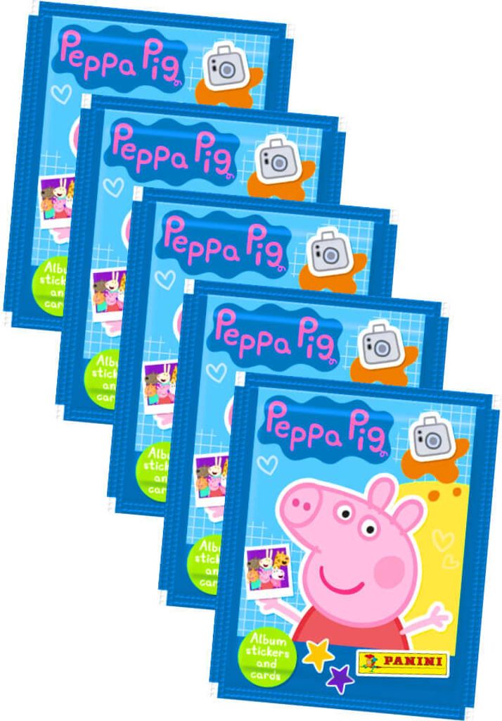 Panini Peppa Pig Sticker - Mein Fotoalbum (2023) - 5 Tüten Produktbild 